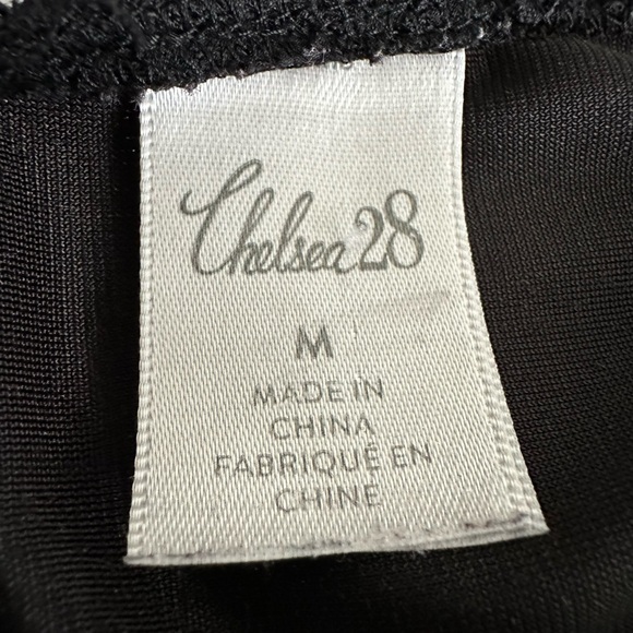 Chelsea 28 Velvet EyeLash Lace Trim Bralette Black Nordstrom Size Medium - Picture 10 of 11